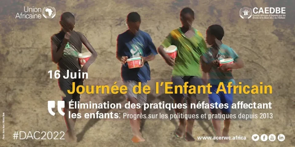 JOURNÉE MONDIALE DE L’ENFANT AFRICAIN